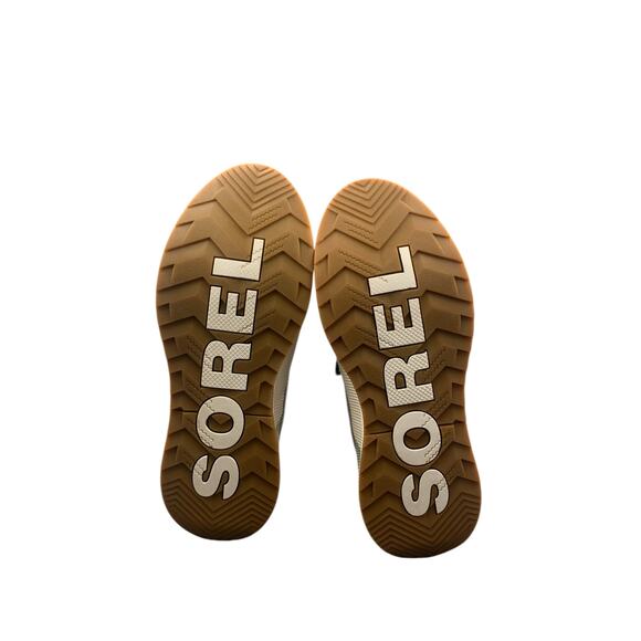 Sorel Womens Gray Out N About III Full Grain Leather Upper Mid Top Sneakers 8.5 - Picture 4 of 11